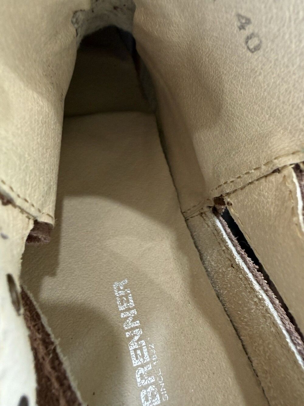 Weinbrenner Brown Suede Ankle Boots Women Sz 9.5 Casual Gorpcore Comfy EUC - Picture 11 of 14